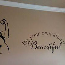 Sunnyoves decals - customer used to decorate home gym!