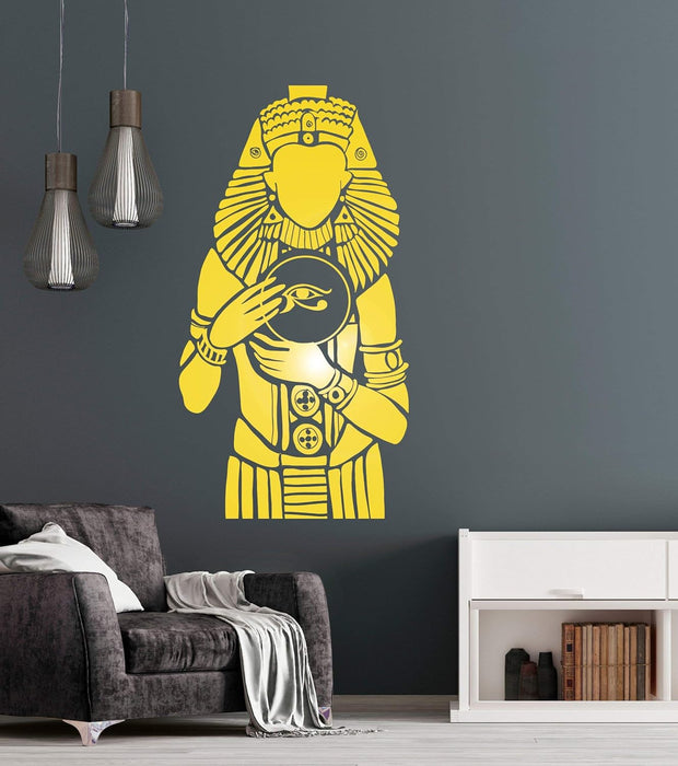 Sale Pharaoh Ancient Egypt Egyptian Large Vinyl Wall Decal Sticker Mural (458ig) L 24.43 in X 45 in
