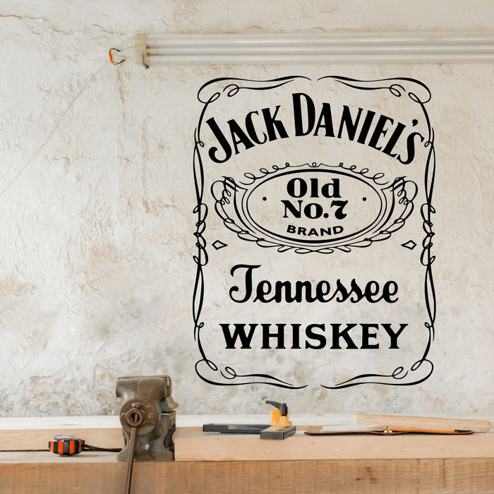 Jack Daniels Whiskey Wall Stickers And Alcohol Decals z5318