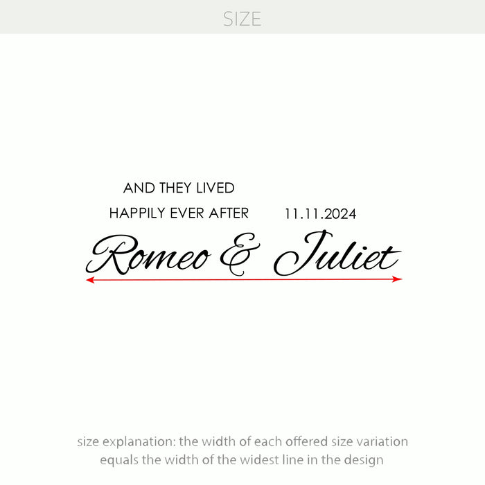 size decal