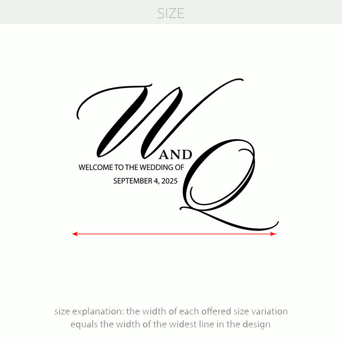 size decal