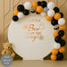 Halloween baby shower backdrop decor