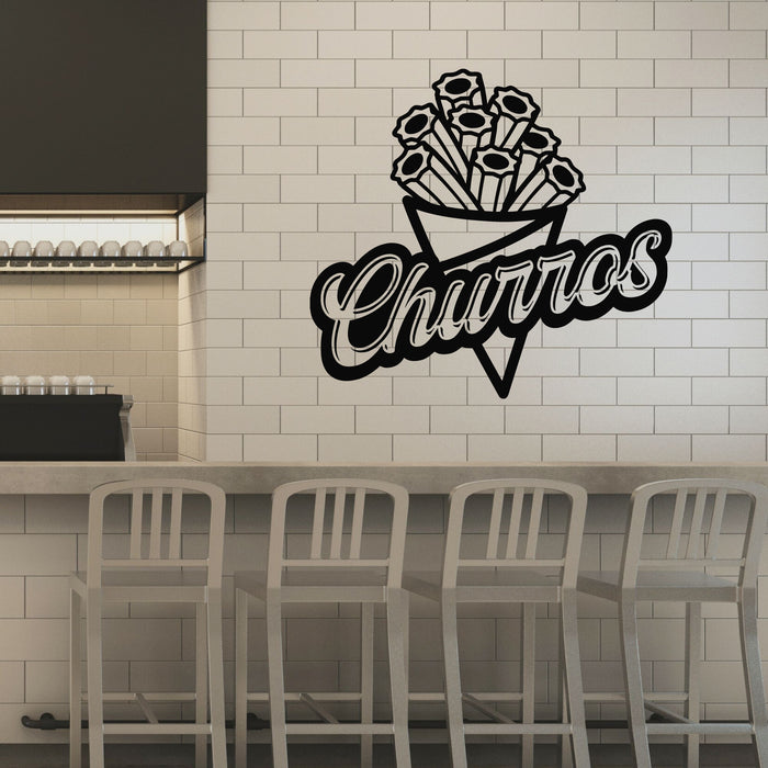 Vinyl Wall Decal Sweet Bakery Spanish Dessert Churros Stickers Mural (g8597)