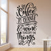 Coffee Wine wall sticker decal