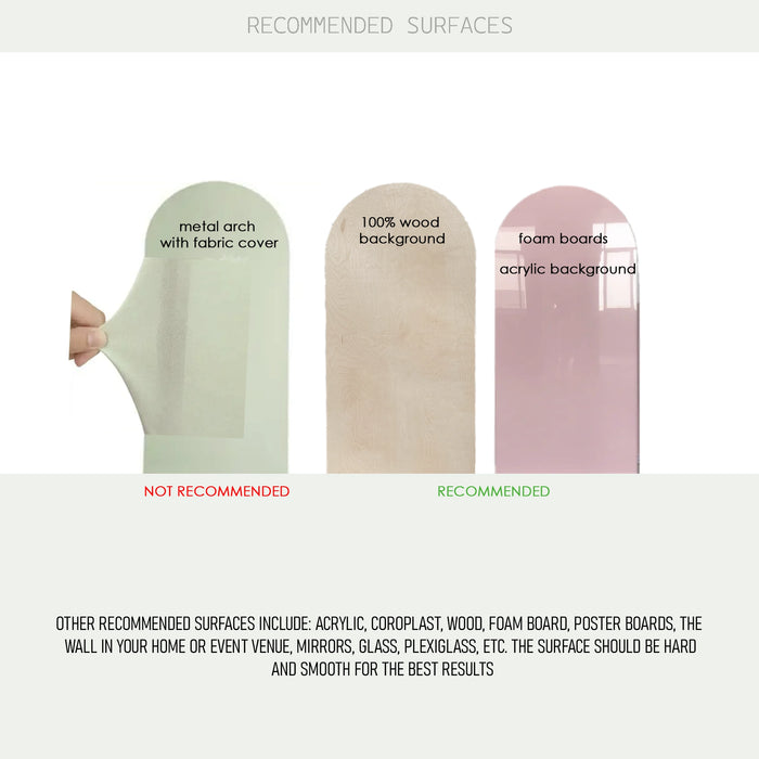 recommended surfaces