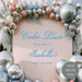 Cielito Lindo ice blue personalized Decal, custom mexican baby shower decor, balloon arch decoration, backdrop decor