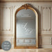 Welcome to the Wedding Personalized Vinyl sign, white monogram decal on mirror