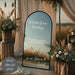 Welcome To Our Wedding Personalized Mirror Sign Decal