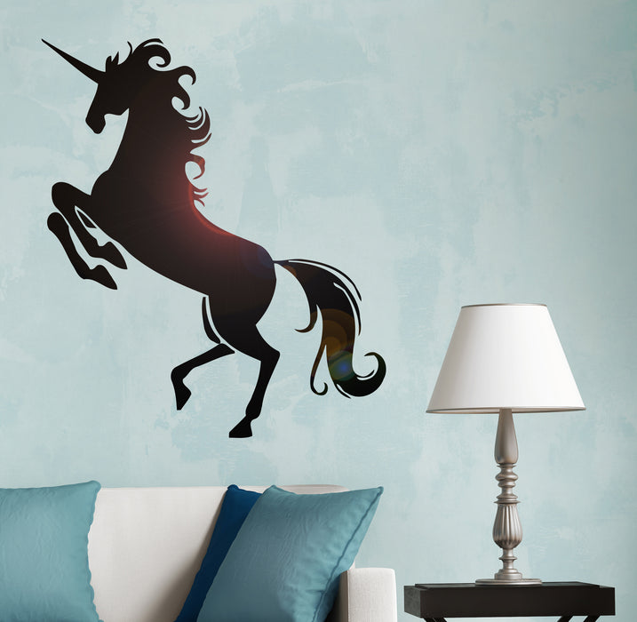 Wall Decal Animal Unicorn Fantasy Wall Art Decor Vinyl Sticker Unique Gift z309