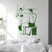 Picasso and abstract art dark green