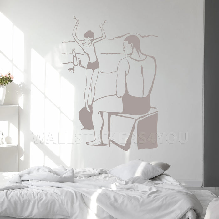 Picasso and abstract art grey
