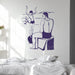 Picasso and abstract art purple