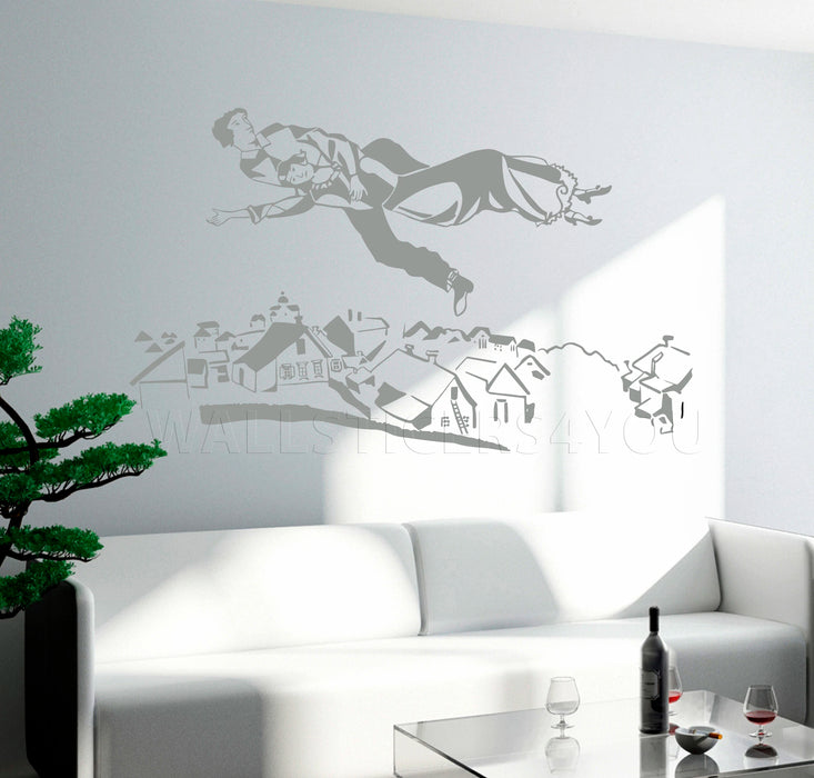 wall art Chagall abstract grey