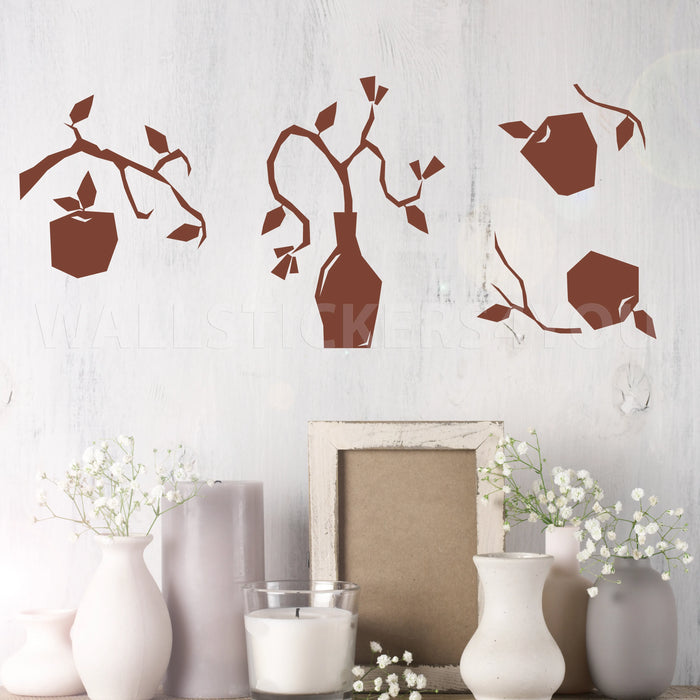 flower abstract art brown