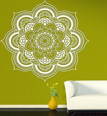 Wall Vinyl Sticker Mandala Enzo Circle Ornamental Floral Delicate Decor Unique Gift (n336)