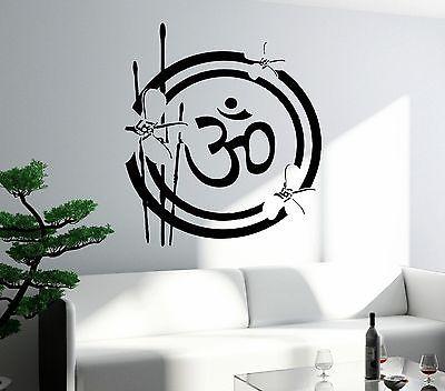 Lotus Wall Decal Buddha Buddhism Relaxation Meditation Zen Decor Unique Gift (z2661)