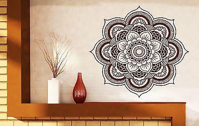 Wall Vinyl Sticker Mandala Enzo Circle Ornamental Floral Delicate Decor Unique Gift (n336)