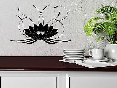 Lotus Flower Buddha Yoga Studio Meditate Decor Wall Sticker Vinyl Decal Unique Gift (z2905)