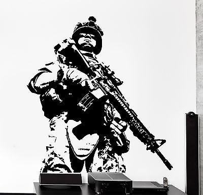 Wall Vinyl US Soldier Marine Army Military Guaranteed Quality Decal Unique Gift (z3428)