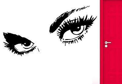 Wall Sticker Sexy Hot Eyes Girl Teen Woman Decal For Living Room Decor Unique Gift (z2561)