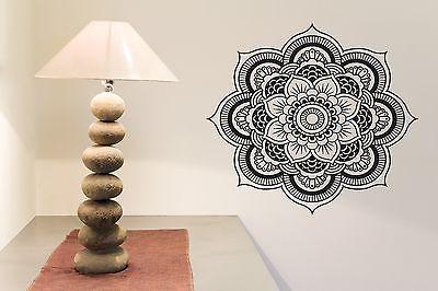Wall Vinyl Sticker Mandala Enzo Circle Ornamental Floral Delicate Decor Unique Gift (n336)