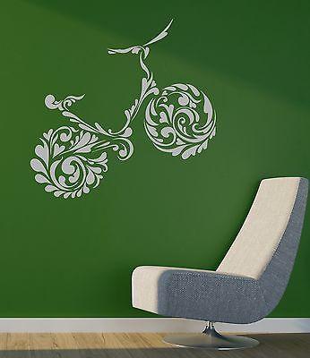 Bike Bicycle Bicycling Patterns Teenager Room Wall Sticker Vinyl Decal Unique Gift (ig2089)