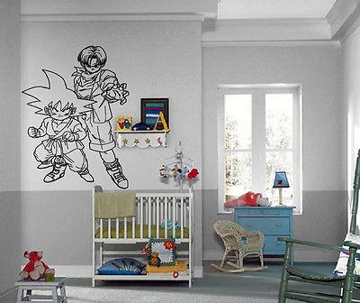 Wall Vinyl Art Sticker Decal Cartoon Dragonball Z Action Manga Anime Unique Gift (m304)
