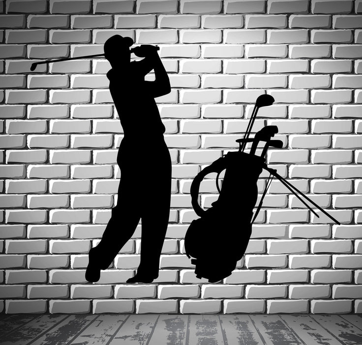 Golf Vinyl Decal Player English Sports Fan Wall Stickers Unique Gift (ig2324)