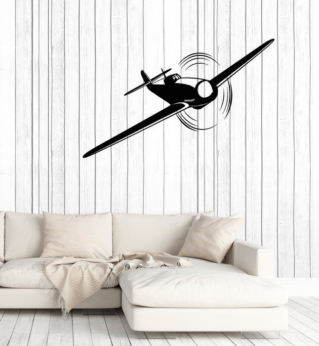 Vinyl Wall Decal Aircraft Aviation Plane Aviator Children's Room Stickers Mural (g2122)