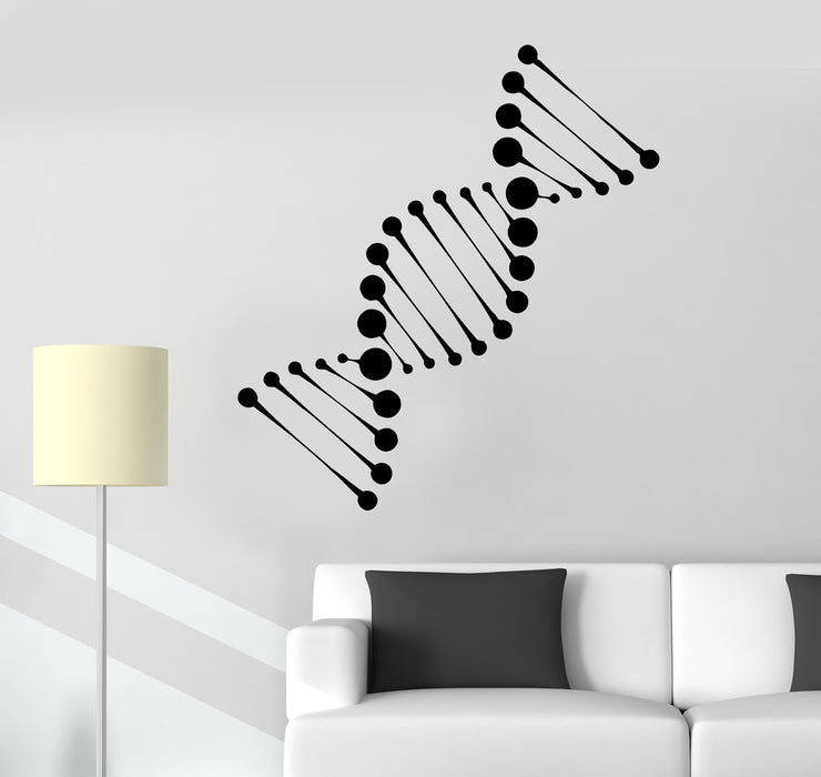 Wall Decal DNA Biology Medicine Bioengineering Science Vinyl Sticker (ed1863)