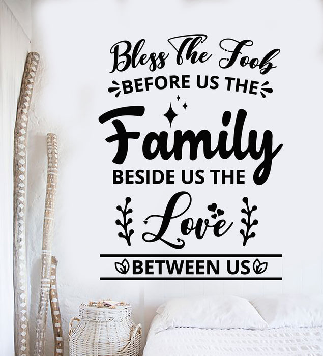 Vinyl Wall Decal Family Love Home Living Room Quote Words Stickers Mural (g5067)