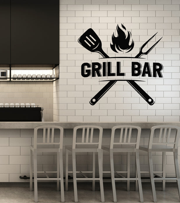 Vinyl Wall Decal Cooking Fresh Meat Special Grill Menu Steak Stickers Mural (g7656)