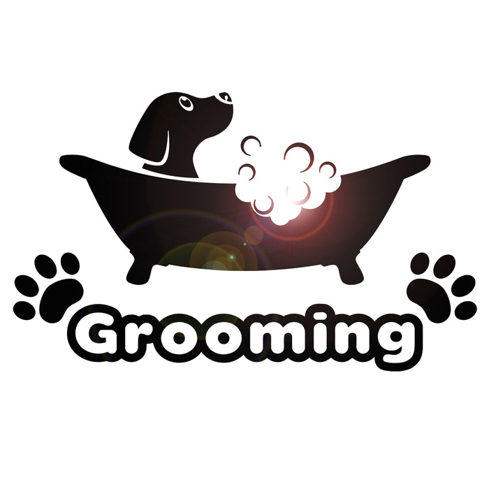 Vinyl Wall Decal Pets Grooming Dog Puppy Bath Stickers Unique Gift (1746ig)