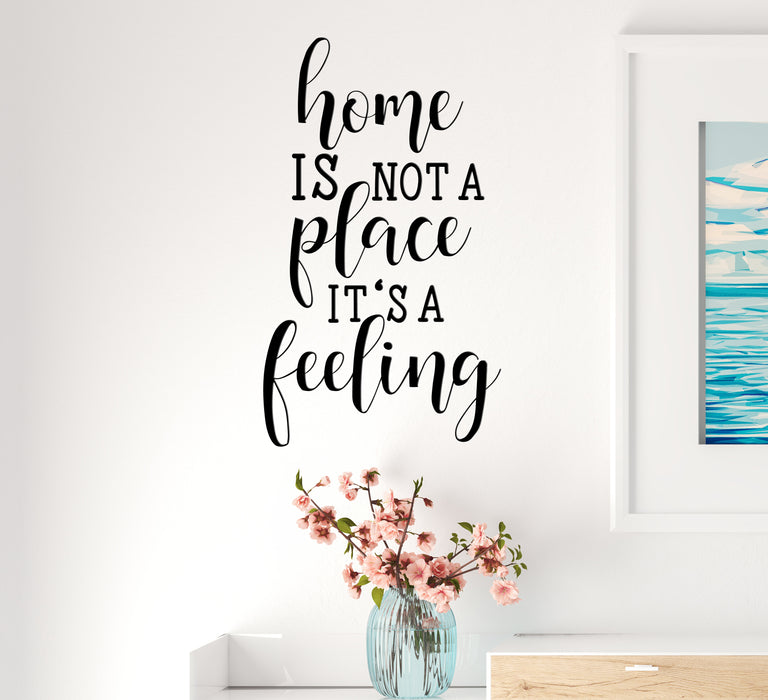Vinyl Wall Decal Inscription Home Family Quote Living Room Stickers Mural 22.5 in x 13 in gz303
