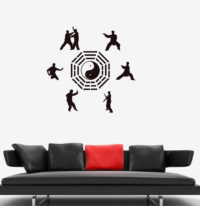Vinyl Decal Martial Arts MMA Oriental Fighting Jiu Jitsu Karate Wall Stickers Unique Gift (ig2658)