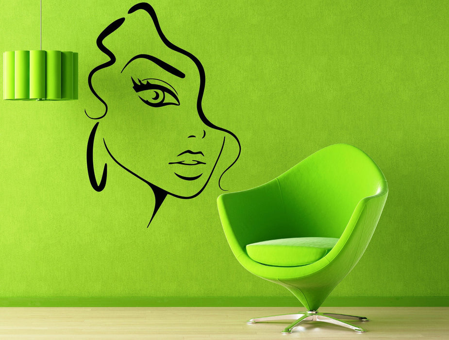 Vinyl Decal Wall Sticker Luxurious Beauty Sexy Girl Beauty Salon Decor Unique Gift (M570)