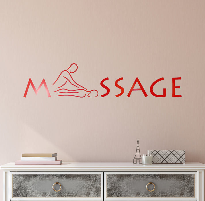 Vinyl Decal Wall Sticker Decor for Massage Salon Relax Spa Salon Beauty Health Decoration Unique Gift (ig2005)