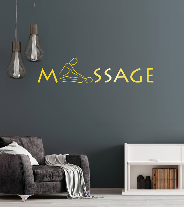Vinyl Decal Wall Sticker Decor for Massage Salon Relax Spa Salon Beauty Health Decoration Unique Gift (ig2005)