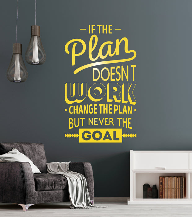 Vinyl Wall Decal Inspire Office Quote Decoration Motivation Stickers Mural Unique Gift (ig4390)
