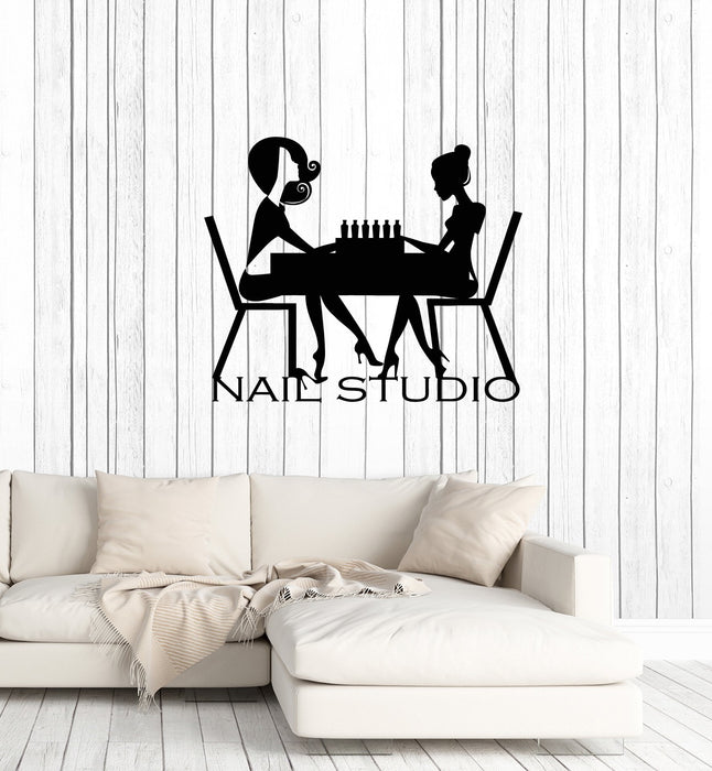 Vinyl Wall Decal Nail Studio Salon Manicure Beauty Decor Art Stickers Mural (ig5639)