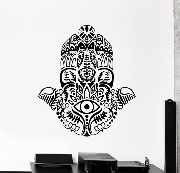 Vinyl Wall Decal Zen Buddhism Om Talisman Meditation Room Stickers Mural (g361)
