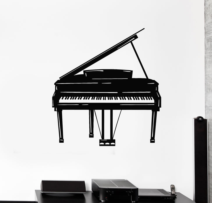 Vinyl Wall Decal Piano Music School Musical Instrument Pianoforte Stickers Mural (g3877)