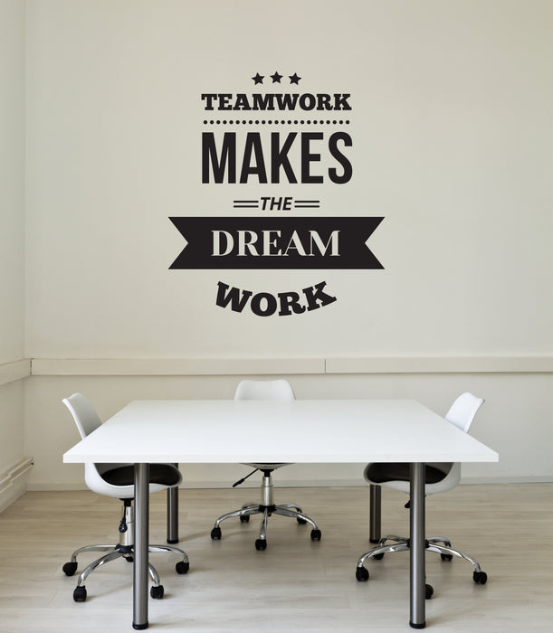 teamwork wall sticker decal