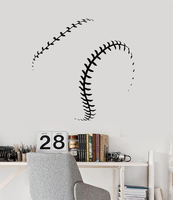 Vinyl Wall Decal Baseball Ball Fan Decor Boys Man Sport Sticker (ig4765)