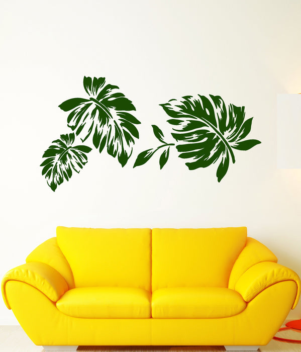 Vinyl Wall Decal Leaves Foliage Nature Style Room Decor Stickers Unique Gift (1453ig)