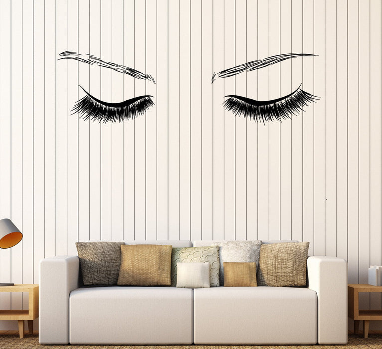 Vinyl Wall Decal Beauty Sexy Eyes Spa Salon Girl Room Stickers Unique Gift (ig4540)