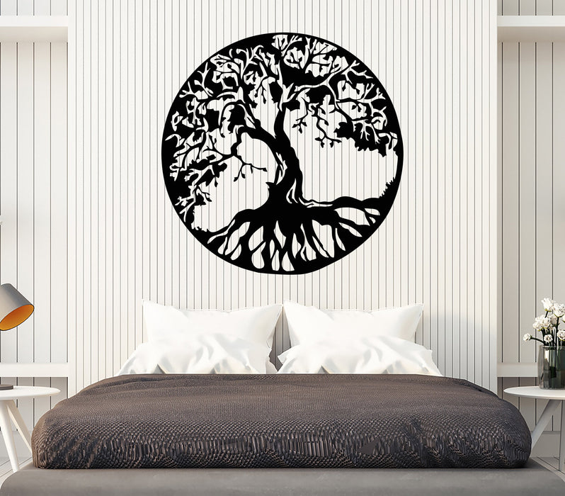 Vinyl Wall Decal Celtic Tree Of Life Family Nature Style Stickers Unique Gift (1560ig)