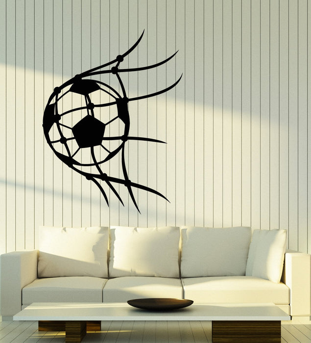 Vinyl Wall Decal Soccer Sport Ball Player For Boys Room Stickers (2703ig)