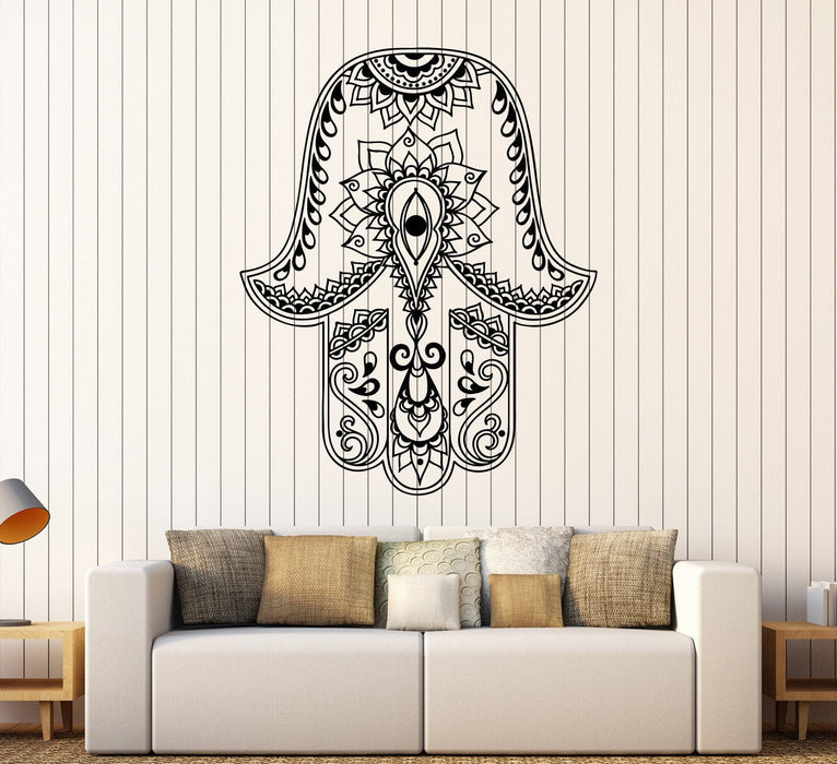Vinyl Wall Decal God's Hand Hamsa Amulet Judaism Stickers Unique Gift (834ig)
