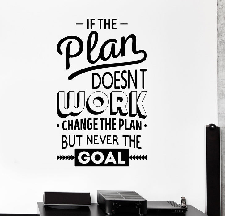 Vinyl Wall Decal Inspire Office Quote Decoration Motivation Stickers Mural Unique Gift (ig4390)